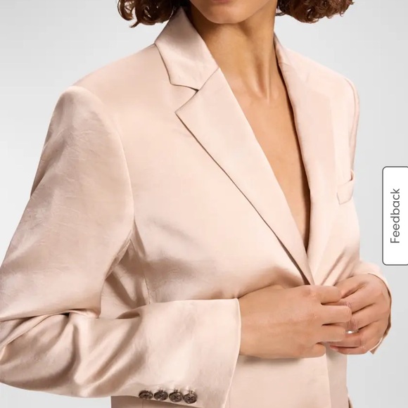 Theory one button/seashell blazer - Picture 8 of 8